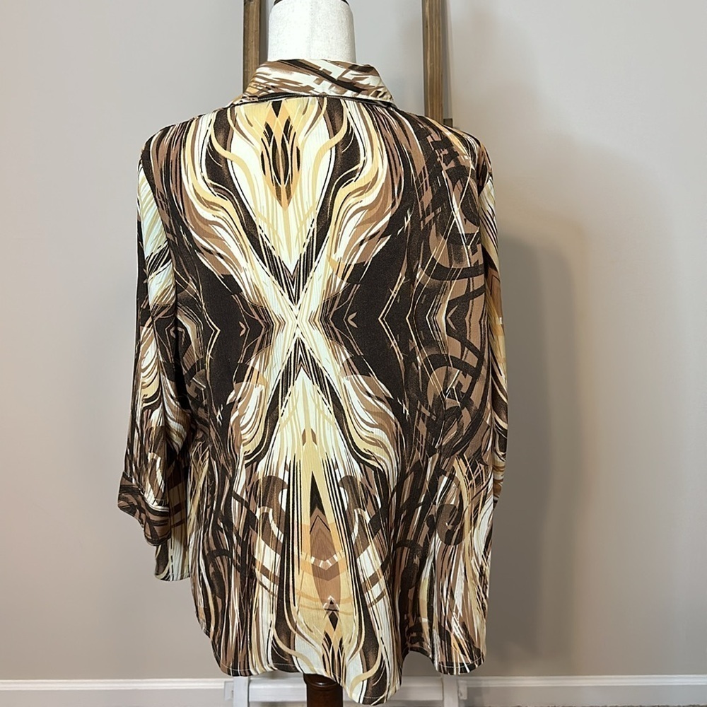 Allison Daley Button Down Blouse Size 20W in GUC - Picture 11 of 17